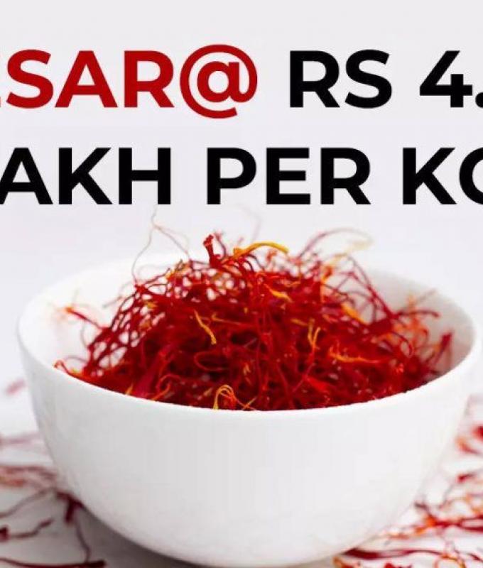 Règles du safran indien : Kesar se vend à Rs 4,95 lakh le kg au détail – le prix de près de 70 grammes d’or !