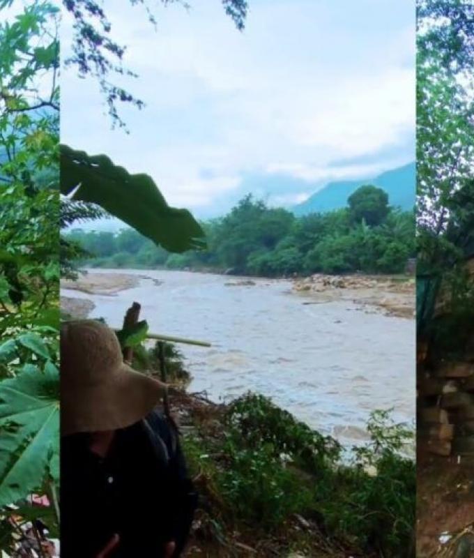 Les familles touchées par la crue du fleuve Oro, au nord de Bucaramanga, demandent de l’aide