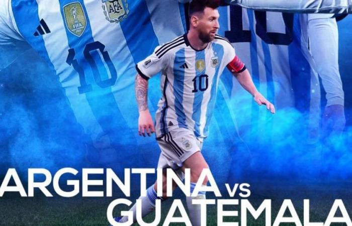 À quelle heure joue l’Argentine contre le Guatemala : match amical d’ici la date FIFA 2024