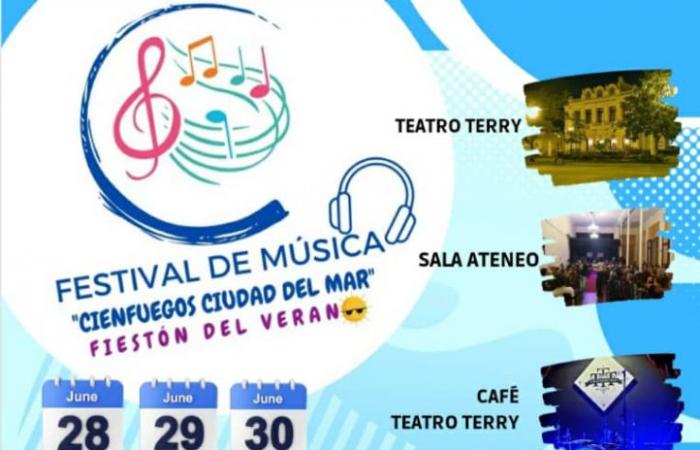 Radio Havane Cuba | Le Festival de Musique de Cienfuegos Ciudad del Mar débutera l’été