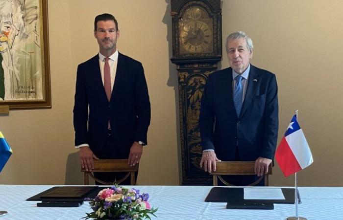 Le Chili signe une feuille de route avec la Suède pour approfondir les relations bilatérales