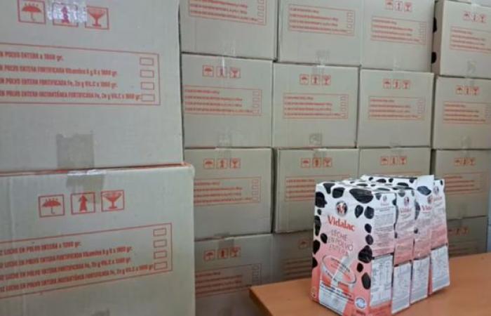 Nourriture refusée : Corrientes a reçu 3 000 kilos de lait