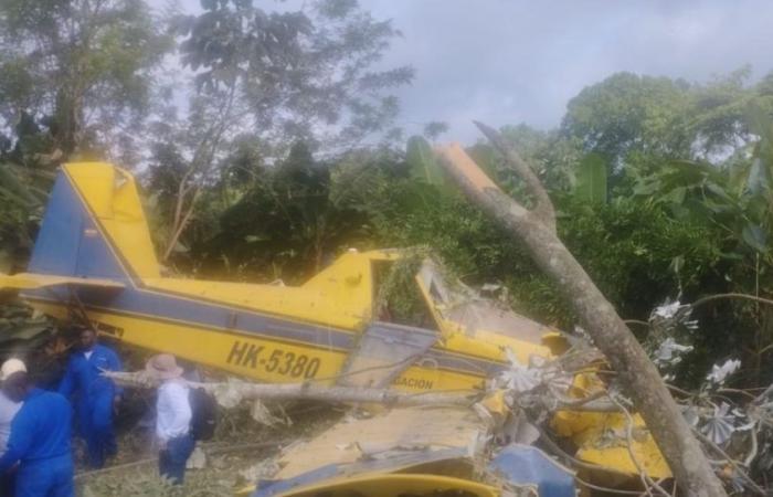 Un pilote d’avion léger a été blessé après un accident à Antioqui