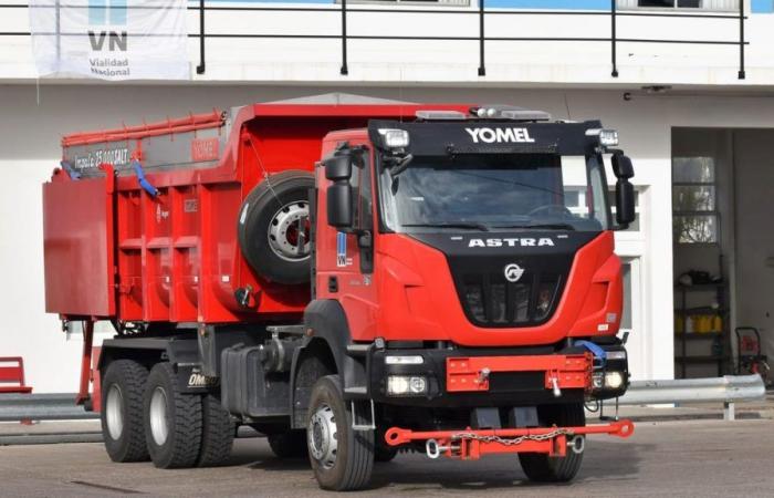 Roads a ajouté un camion chasse-neige à Chubut