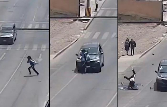 Un mineur de moins de 12 ans est heurté par une voiture à Puebla ; caméras de sécurité capturent les faits | VIDÉO