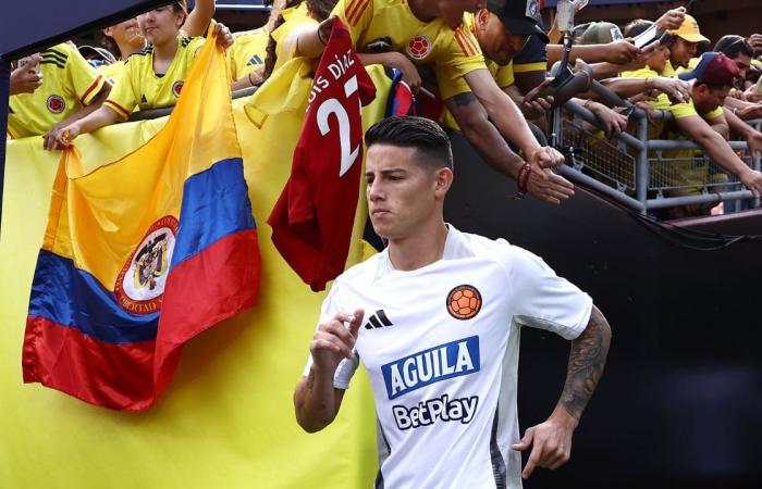 Hommage émouvant à James Rodríguez pour ses 100 matchs avec l’équipe nationale colombienne, avant le match contre la Bolivie