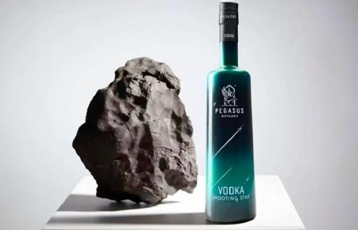 Enfin… la canne intergalactique. Cette vodka contient des fragments de météorite !