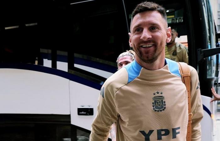 L’Argentine est arrivée à Atlanta pour ses débuts en Copa América : Messi, avec un pur sourire :: Olé USA