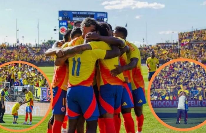 Des enfants ont fait irruption dans le match amical entre la Colombie et la Colombie. La Bolivie déplace les joueurs et les spectateurs