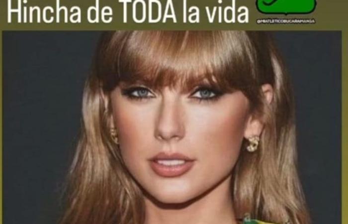 Taylor Swift devient un protagoniste inattendu dans la victoire de l’Atlético Bucaramanga