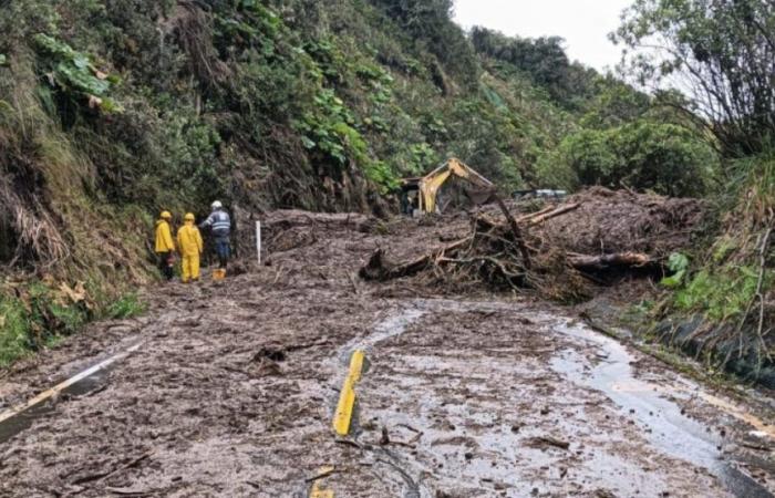 32 personnes, incapables de quitter le PNN de Los Nevados en raison d’un effondrement sur la route d’accès