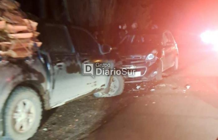 Une collision frontale sur la route Coyhaique-Balmaceda fait deux blessés