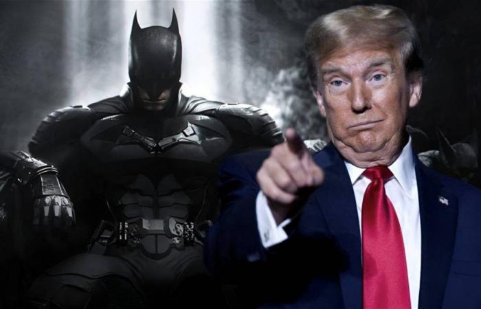 C’était la rencontre surréaliste de Christian Bale dans le rôle de Batman avec Donald Trump