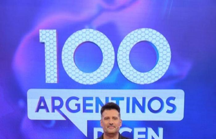 C’est le classement de José María Listorti lors de sa première semaine avec “100 Argentinos Dicen”