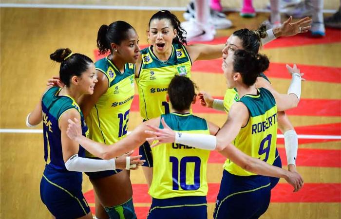 Le Brésil invaincu lors des éliminatoires de la Ligue des Nations de volley-ball (f) (+Photo)