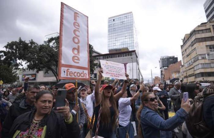 Fecode a annoncé une “grande prise de Bogota” : ce sont les quatre points de concentration