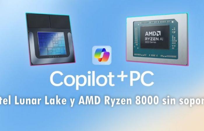 Intel Lunar Lake et AMD Ryzen 8000 n’auront pas Copilot+