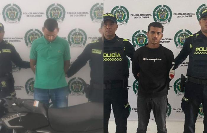 Deux personnes ont été arrêtées à Riohacha pour réception et trafic de stupéfiants