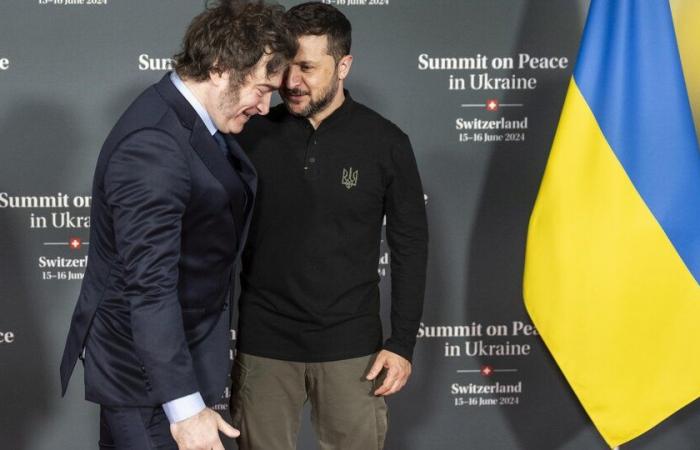 Sommet de la paix : le ferme soutien de Javier Milei à l’Ukraine et la colère de la diplomatie russe | Câlins avec Zelensky, affranchi libertaire et pari dangereux