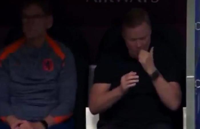Le geste désagréable de Ronald Koeman avant le match des Pays-Bas pour l’Euro Coupe qui fait le tour du monde