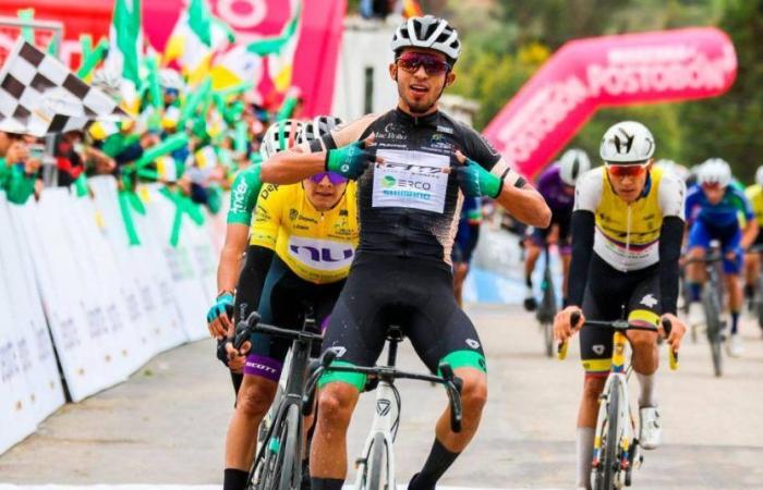 Adrián Bustamante a remporté la première étape de la Vuelta en Colombie