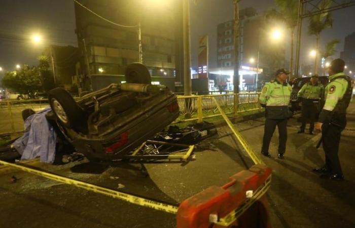 San Isidro : Un accident de voiture fait un mort sur l’avenue Javier Prado | Dernier | CITRON VERT