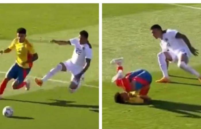 une violente faute contre Luis Díaz a fait trembler toute l’équipe nationale colombienne, vidéo