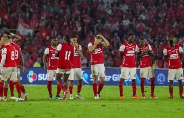 Daniel Torres et Andrés Mosquera Marmolejo de Santa Fe ont perdu la deuxième finale aux tirs au but | Football colombien | Ligue Betplay