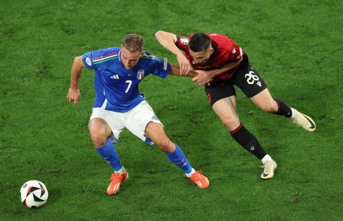2-1. L’Italie se remet de sa frayeur initiale et bat l’Albanie