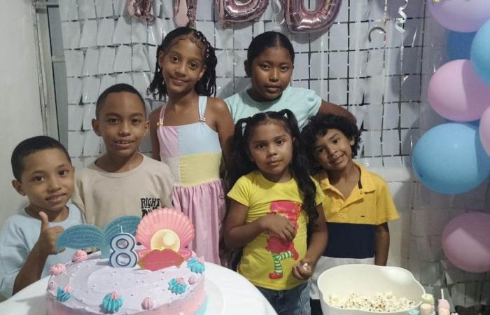 Chiquilla fête son anniversaire à Riohacha