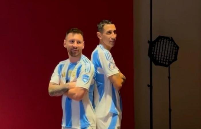 la dernière photo dos à dos de Lionel Messi et Ángel Di María