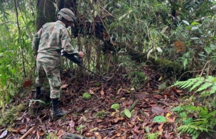 Deux soldats blessés par un champ de mines à Barbacoas, Nariño