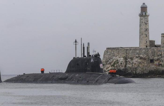 Le sous-marin nucléaire de la marine russe se retire de Cuba