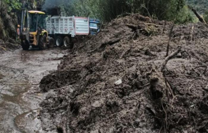Le risque de glissements de terrain met en danger le passage de la Vuelta a Colombia par le PNN de Los Nevados