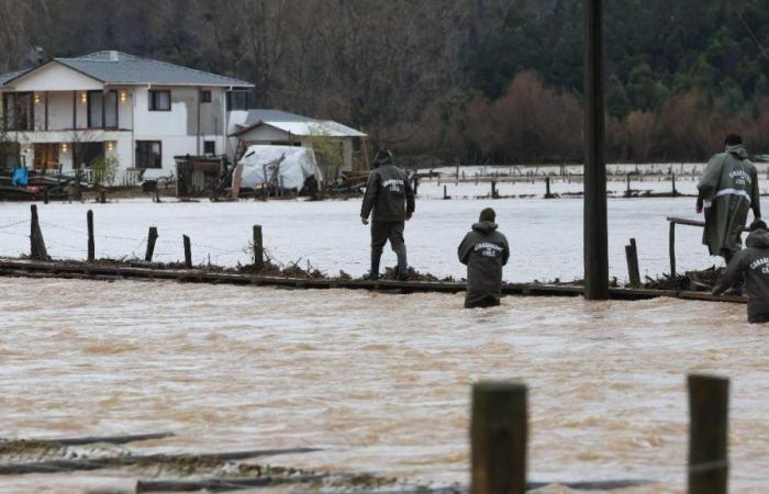 Senapred appelle à évacuer les secteurs d’Arauco en raison de glissements de terrain