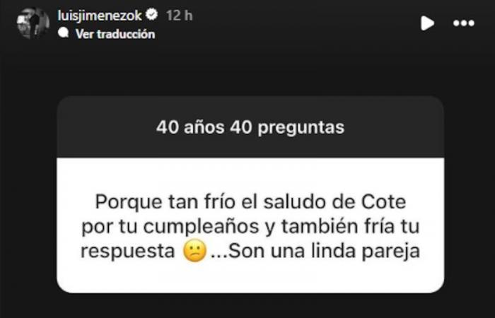 Le salut « froid » de Coté López à Luis Jiménez pour son anniversaire qui n’est pas passé inaperçu auprès de ses partisans – Publimetro Chile