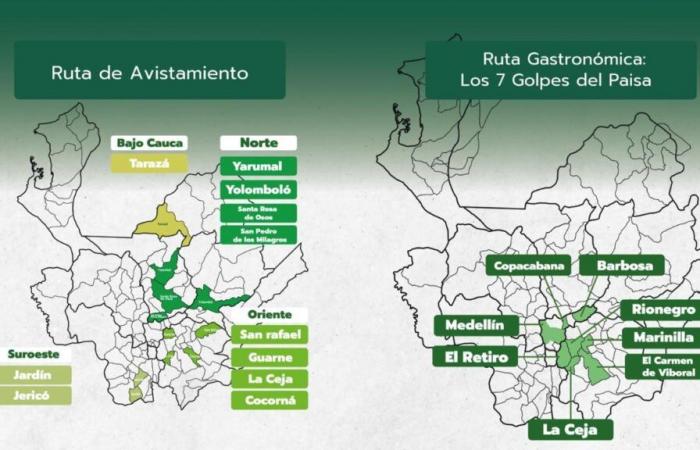 Ils présentent 15 nouveaux itinéraires touristiques dans 50 municipalités d’Antioquia – DiariOriente