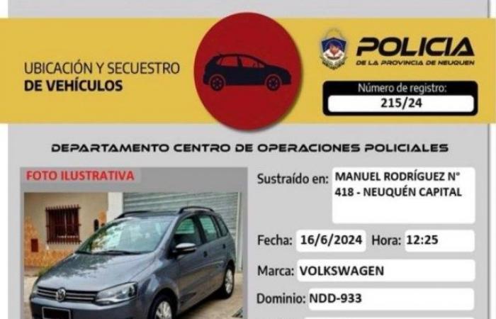La voiture d’un prêtre a été volée à Neuquén : il demande de l’aide pour la récupérer