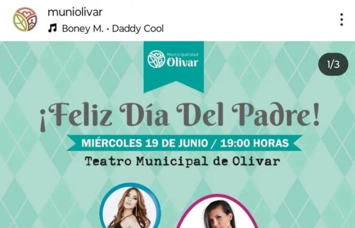 Ils dénoncent que la municipalité d’Olivar (RN) organisera un événement pour la fête des pères avec des vedettes