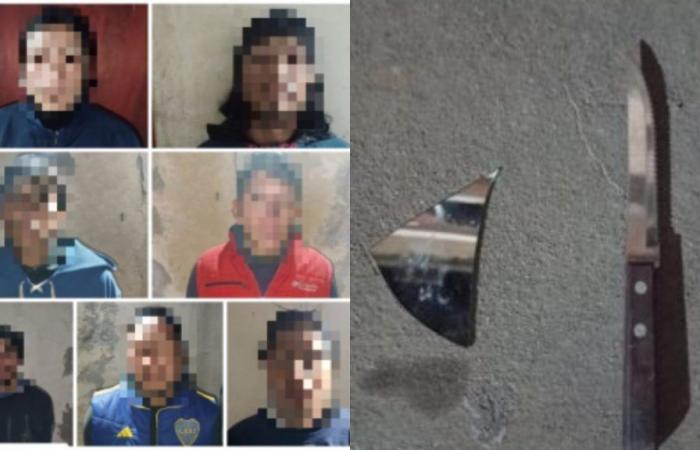 Un gang a tenté de voler une femme avec du verre brisé et un couteau à Alto Comedero