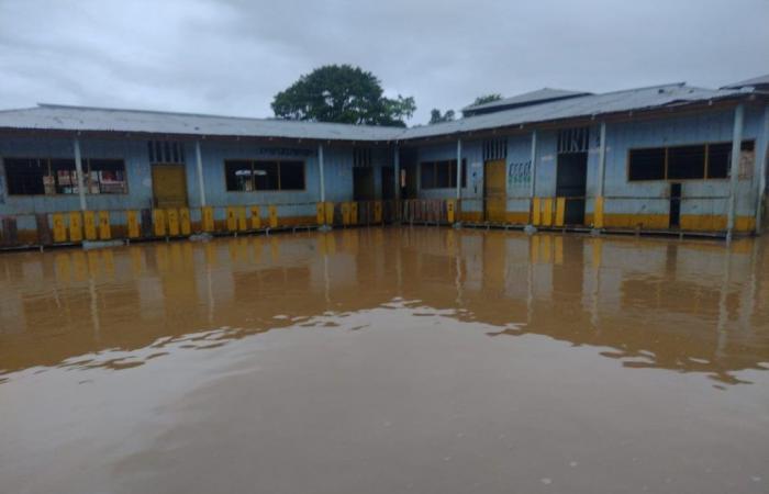 Riosucio, Chocó : familles touchées par les pluies