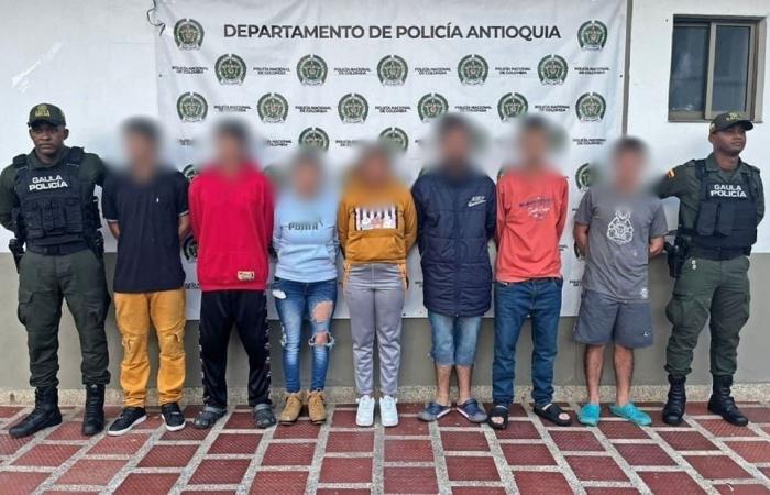 47 personnes ont été capturées pour extorsion à Antioquia en 2024