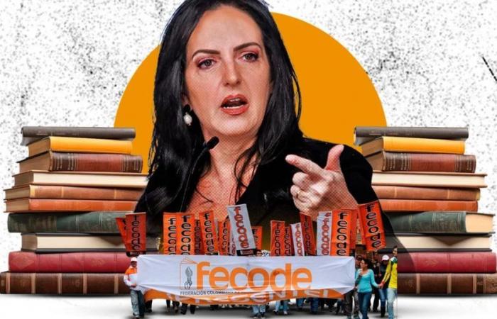 María Fernanda Cabal a suscité la controverse en publiant une vidéo du leader du Fecode demandant du « jam » pour les membres du Congrès