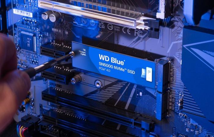Western Digital étend sa gamme WD Blue avec le SSD NVMe de 4 To