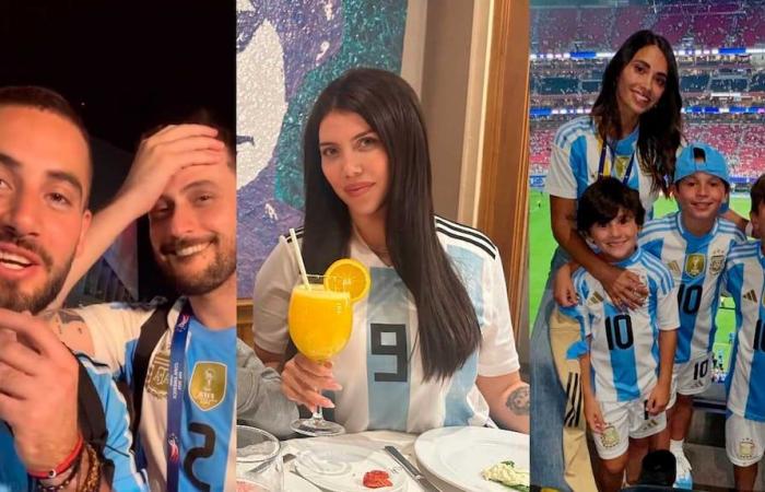Wanda Nara, Nico Occhiato et Anto Roccuzzo ont assisté aux débuts de l’Argentine en Copa América