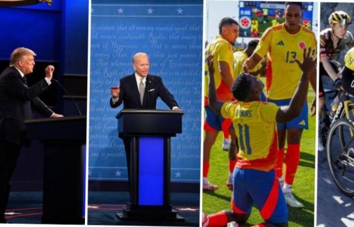 Trump contre le débat Biden, réunion sur les taux d’intérêt, les débuts de la Colombie en Copa América et ce qui fera l’actualité fin juin