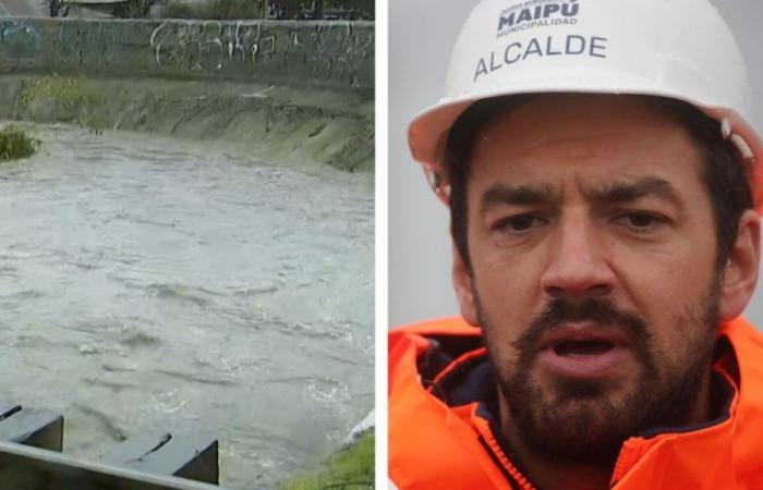 “Ce ne sont pas des décharges” : mécontentement du maire Vodanovic après avoir trouvé cinq réfrigérateurs dans le canal de Santa Marta de Maipú