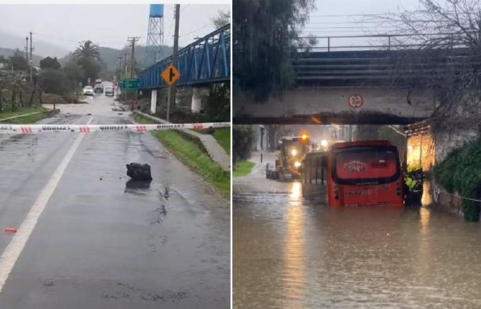 Les inondations marquent le jour de pluie à Marga Marga