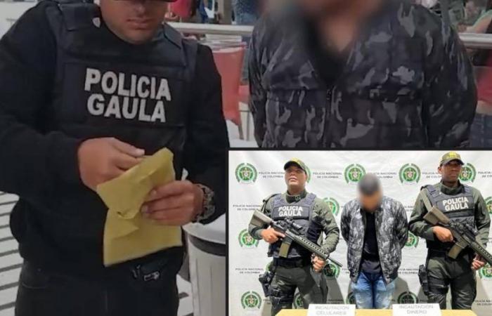 Ils capturent un homme qui se faisait passer pour un policier pour extorquer de l’argent à Medellín avec plusieurs millions de pesos