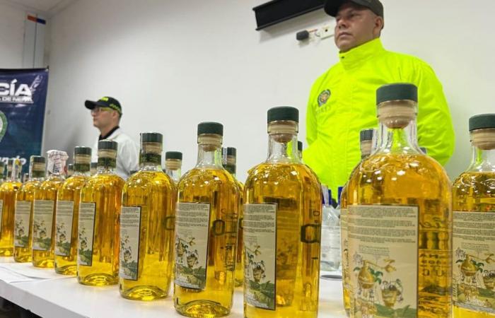 À Neiva, les autorités saisissent de l’alcool frelaté et de contrebande